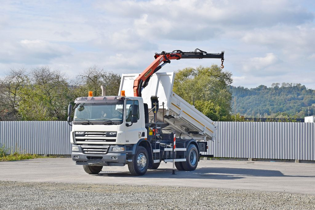 DAF CF 75.310 Kipper 4,30 m + KRAN * TOPZUSTAND - Самосвал, Автоманипулятор: фото 2 DAF CF 75.310 Kipper 4,30 m + KRAN * TOPZUSTAND - Самосвал, Автоманипулятор: фото 2