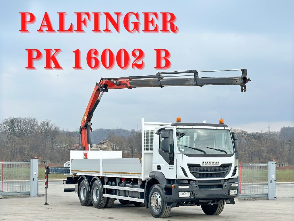 Iveco TRAKKER 360 * PRITSCHE 6,80* PK 16002 B+FUNK*6x4 Iveco TRAKKER 360 * PRITSCHE 6,80* PK 16002 B+FUNK*6x4 - Автоманипулятор, Грузовик бортовой/ Платформа: фото 1 Iveco TRAKKER 360 * PRITSCHE 6,80* PK 16002 B+FUNK*6x4 Iveco TRAKKER 360 * PRITSCHE 6,80* PK 16002 B+FUNK*6x4 - Автоманипулятор, Грузовик бортовой/ Платформа: фото 1