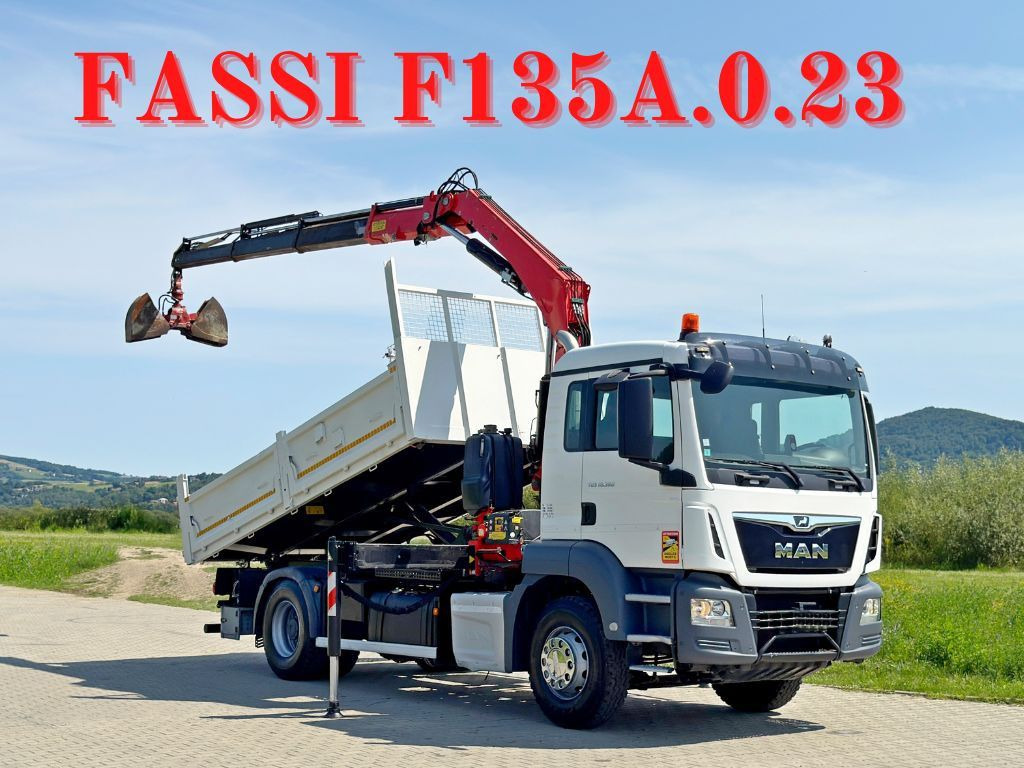 MAN TGS 18.360 * FASSI F135A.0.23 + FUNK * TOP - Автоманипулятор: фото 1 MAN TGS 18.360 * FASSI F135A.0.23 + FUNK * TOP - Автоманипулятор: фото 1