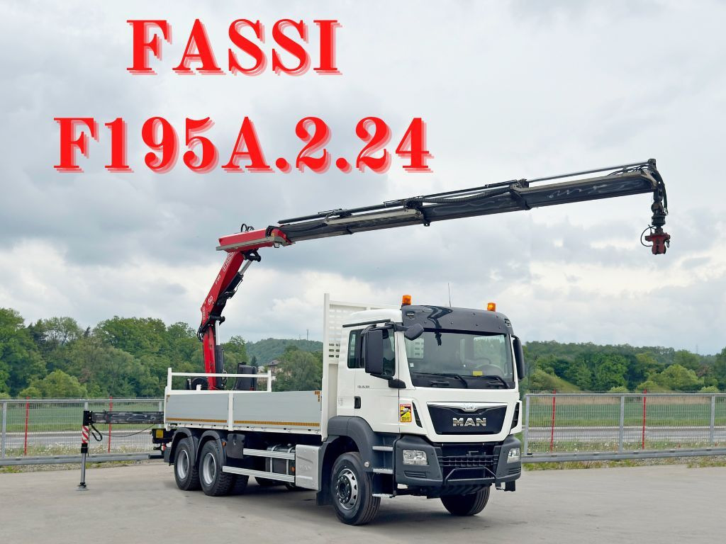 MAN TGS 26.360* FASSI F195A.2.24 / FUNK * 6x4 * TOP - Автоманипулятор: фото 1 MAN TGS 26.360* FASSI F195A.2.24 / FUNK * 6x4 * TOP - Автоманипулятор: фото 1