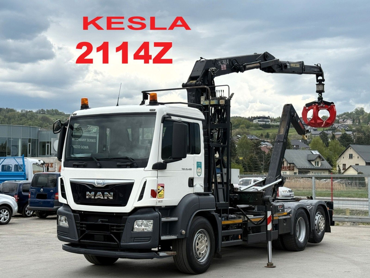 MAN TGS 26.400 Abrollkipper* KESLA 2114Z* TOP - Крюковой мультилифт, Автоманипулятор: фото 1 MAN TGS 26.400 Abrollkipper* KESLA 2114Z* TOP - Крюковой мультилифт, Автоманипулятор: фото 1