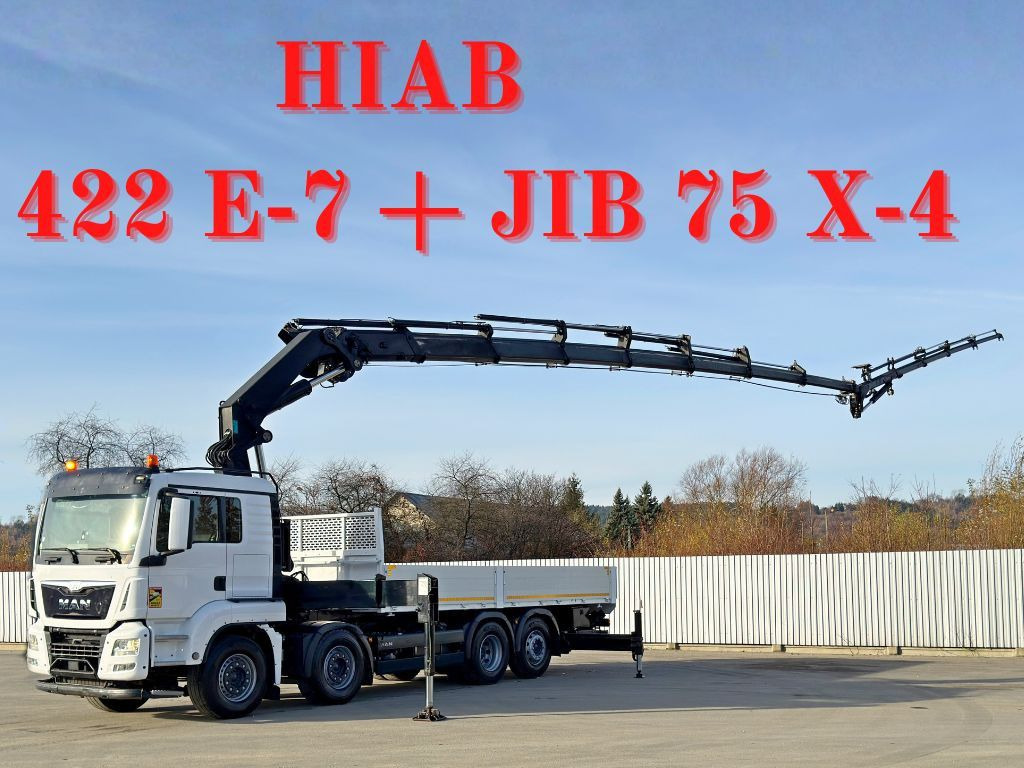 MAN TGS 35.440* HIAB 422 E-7 + JIB 75 X-4 + FUNK - Автоманипулятор: фото 1 MAN TGS 35.440* HIAB 422 E-7 + JIB 75 X-4 + FUNK - Автоманипулятор: фото 1