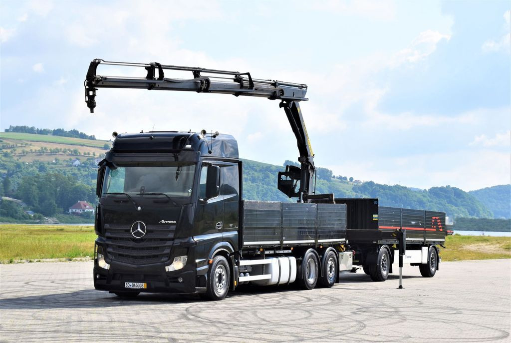 Mercedes-Benz ACTROS 2542 + PK18002-EH C/FUNK + Anhänger! Mercedes-Benz ACTROS 2542 + PK18002-EH C/FUNK + Anhänger! - Автоманипулятор, Грузовик бортовой/ Платформа: фото 2 Mercedes-Benz ACTROS 2542 + PK18002-EH C/FUNK + Anhänger! Mercedes-Benz ACTROS 2542 + PK18002-EH C/FUNK + Anhänger! - Автоманипулятор, Грузовик бортовой/ Платформа: фото 2