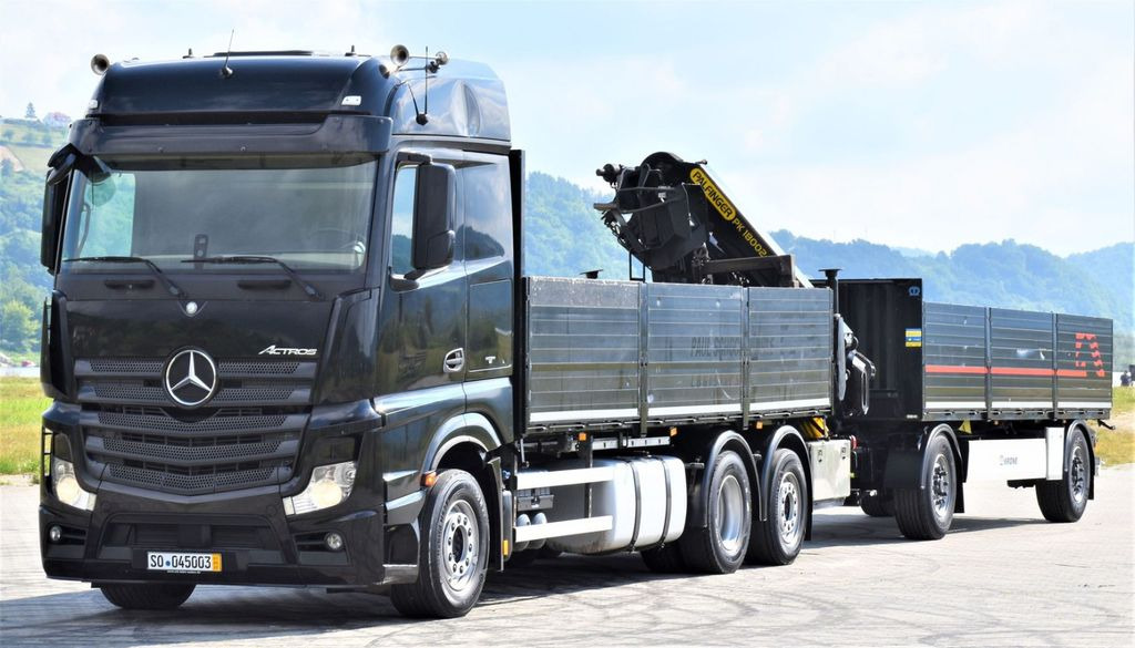 Mercedes-Benz ACTROS 2542 + PK18002-EH C/FUNK + Anhänger! Mercedes-Benz ACTROS 2542 + PK18002-EH C/FUNK + Anhänger! - Автоманипулятор, Грузовик бортовой/ Платформа: фото 4 Mercedes-Benz ACTROS 2542 + PK18002-EH C/FUNK + Anhänger! Mercedes-Benz ACTROS 2542 + PK18002-EH C/FUNK + Anhänger! - Автоманипулятор, Грузовик бортовой/ Платформа: фото 4