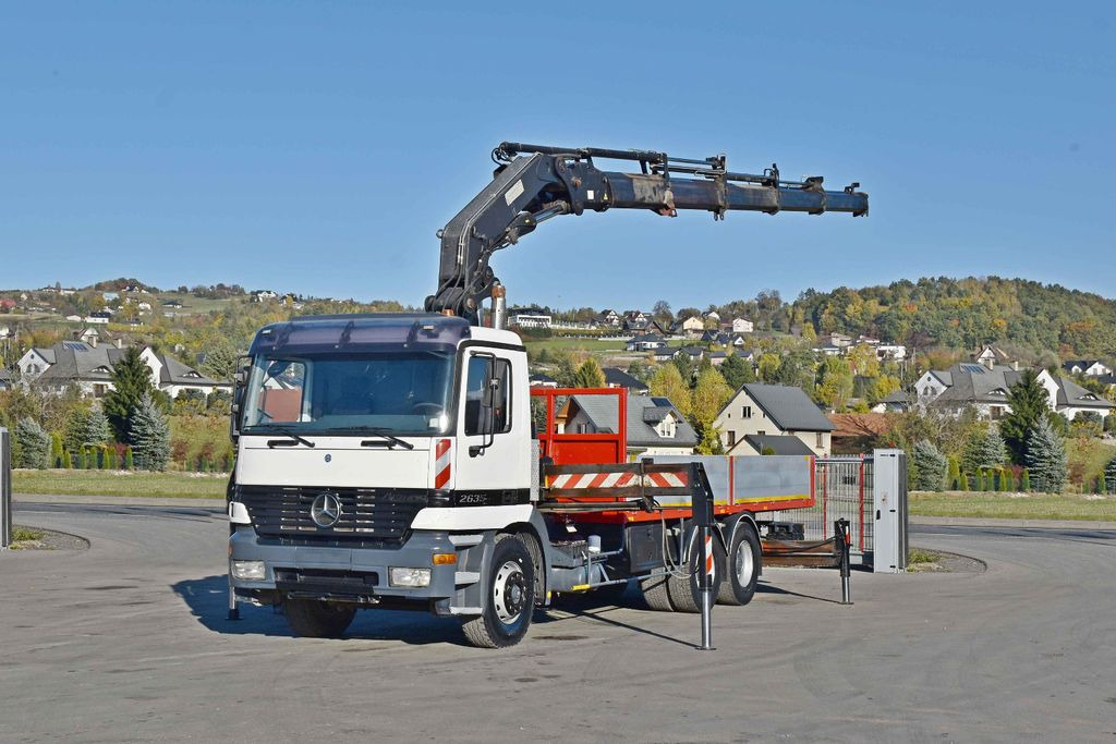 Mercedes-Benz ACTROS 2635 Pritsche 6,40m + HIAB 400 E-5 + FUNK - Автоманипулятор: фото 2 Mercedes-Benz ACTROS 2635 Pritsche 6,40m + HIAB 400 E-5 + FUNK - Автоманипулятор: фото 2