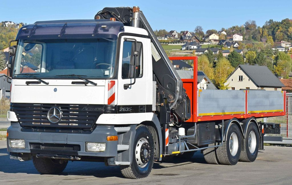 Mercedes-Benz ACTROS 2635 Pritsche 6,40m + HIAB 400 E-5 + FUNK - Автоманипулятор: фото 4 Mercedes-Benz ACTROS 2635 Pritsche 6,40m + HIAB 400 E-5 + FUNK - Автоманипулятор: фото 4
