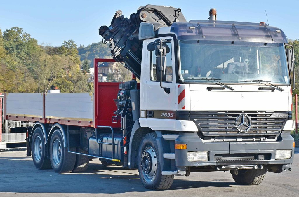 Mercedes-Benz ACTROS 2635 Pritsche 6,40m + HIAB 400 E-5 + FUNK - Автоманипулятор: фото 3 Mercedes-Benz ACTROS 2635 Pritsche 6,40m + HIAB 400 E-5 + FUNK - Автоманипулятор: фото 3
