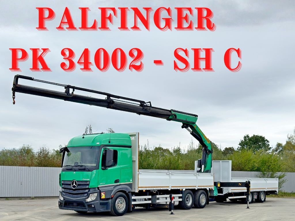 Mercedes-Benz ACTROS 2645* PK 34002 - SH C/FUNK+Anhänger* TOP - Автоманипулятор: фото 1 Mercedes-Benz ACTROS 2645* PK 34002 - SH C/FUNK+Anhänger* TOP - Автоманипулятор: фото 1