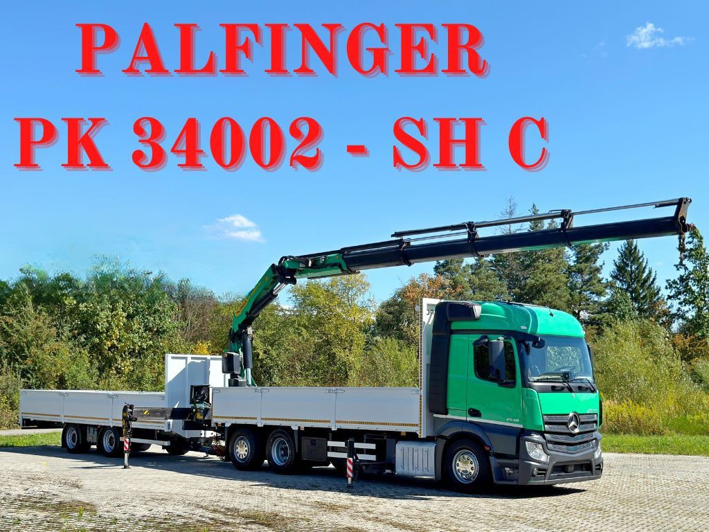 Mercedes-Benz ACTROS 2654* PK 34002 - SH C/FUNK+Anhänger* TOP - Автоманипулятор: фото 1 Mercedes-Benz ACTROS 2654* PK 34002 - SH C/FUNK+Anhänger* TOP - Автоманипулятор: фото 1