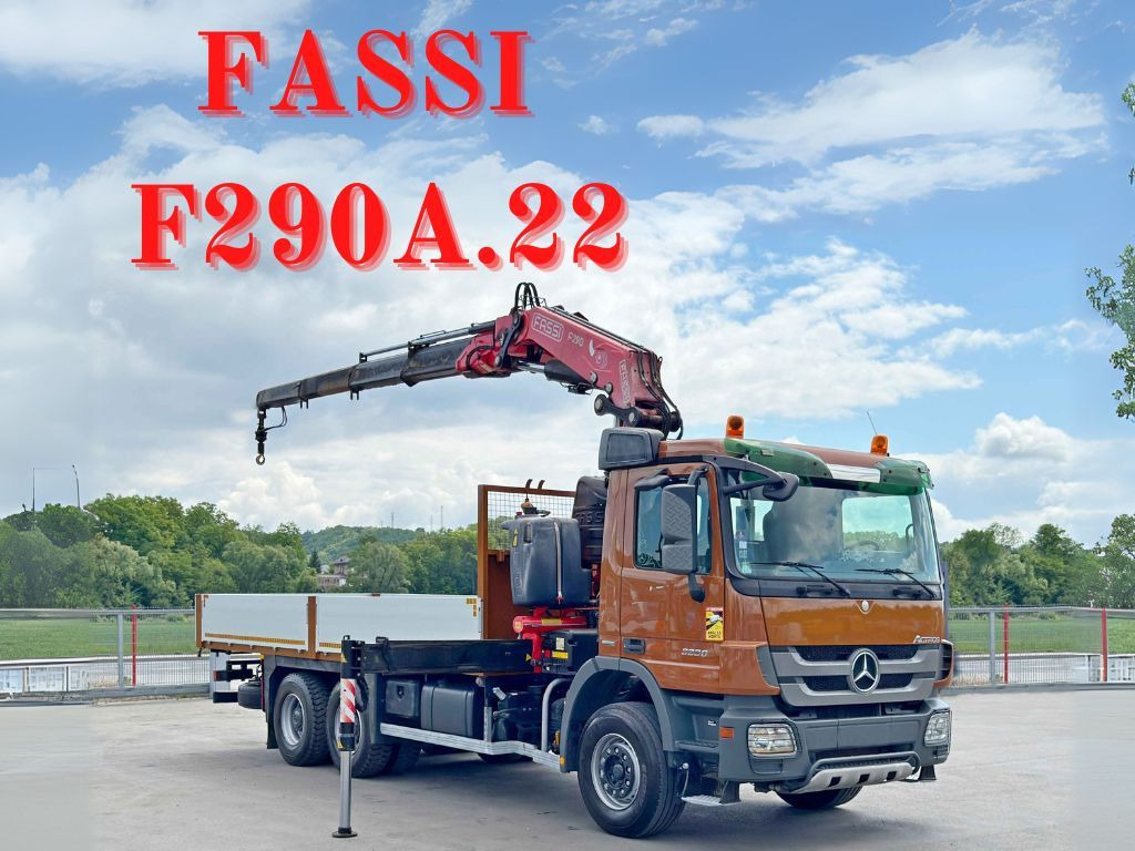 Mercedes-Benz ACTROS 3336 * FASSI F290A.22 + FUNK / 6x4 * TOP - Автоманипулятор: фото 1 Mercedes-Benz ACTROS 3336 * FASSI F290A.22 + FUNK / 6x4 * TOP - Автоманипулятор: фото 1