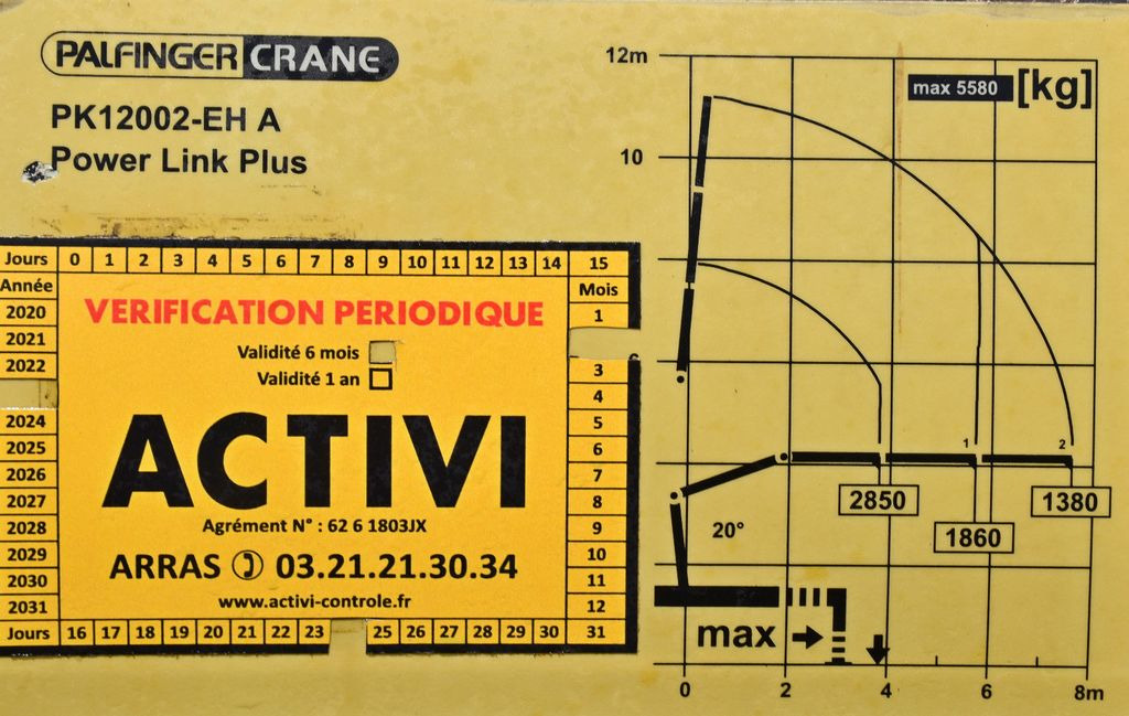 Автоманипулятор, Грузовик бортовой/ Платформа Renault C 320 * PK 12002 EH A + FUNK * TOPZUSTAND: фото 8