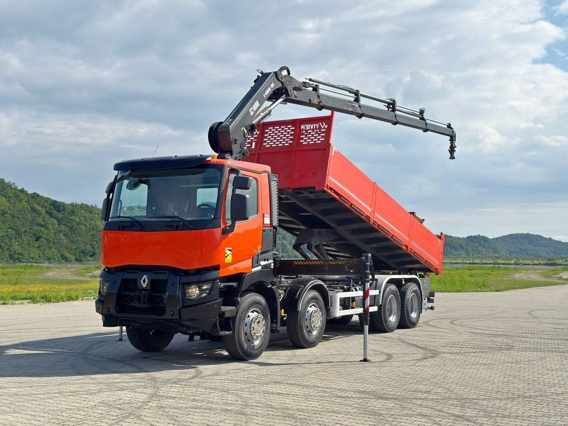 Renault C 430 *KIPPER 6,80m* HIAB X-HIDUO 188 ES-4 * 8x4 - Самосвал, Автоманипулятор: фото 2 Renault C 430 *KIPPER 6,80m* HIAB X-HIDUO 188 ES-4 * 8x4 - Самосвал, Автоманипулятор: фото 2