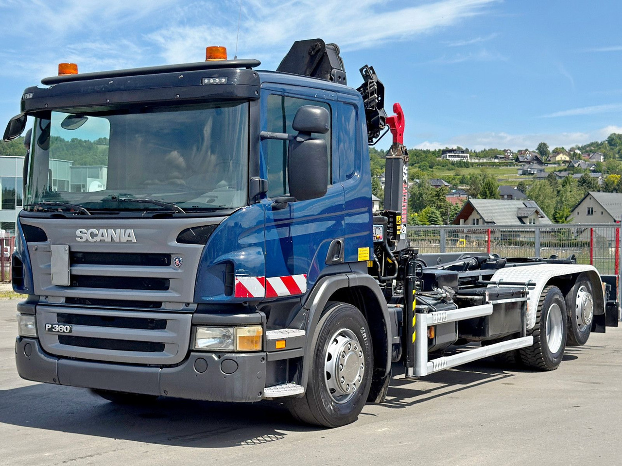 Scania P 360 * ABROLLKIPPER * HIAB 111 BS -2 HIDUO/FUNK - Крюковой мультилифт, Автоманипулятор: фото 4 Scania P 360 * ABROLLKIPPER * HIAB 111 BS -2 HIDUO/FUNK - Крюковой мультилифт, Автоманипулятор: фото 4