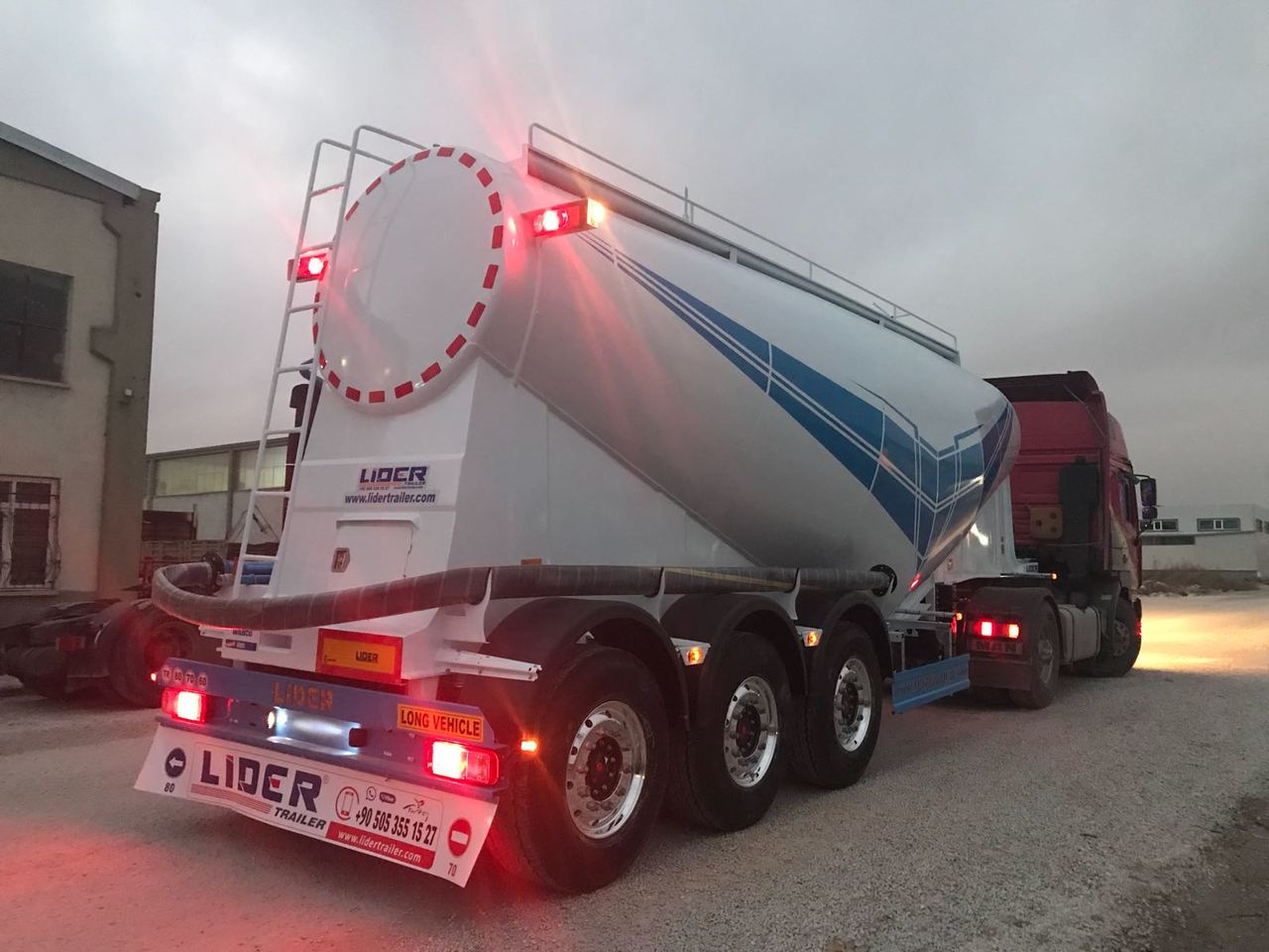 Новый Полуприцеп-цистерна для транспортировки цемента LIDER 2025  MODEL NEW CEMENT TANKER: фото 7