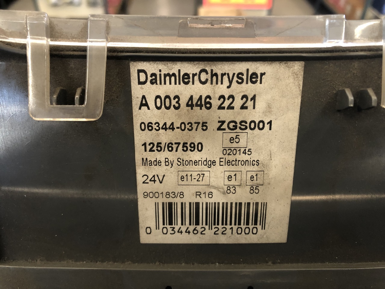 ELECTRONIC INSTRUMENT ATEGO EURO 4 - Тахограф для Грузовиков: фото 3 ELECTRONIC INSTRUMENT ATEGO EURO 4 - Тахограф для Грузовиков: фото 3