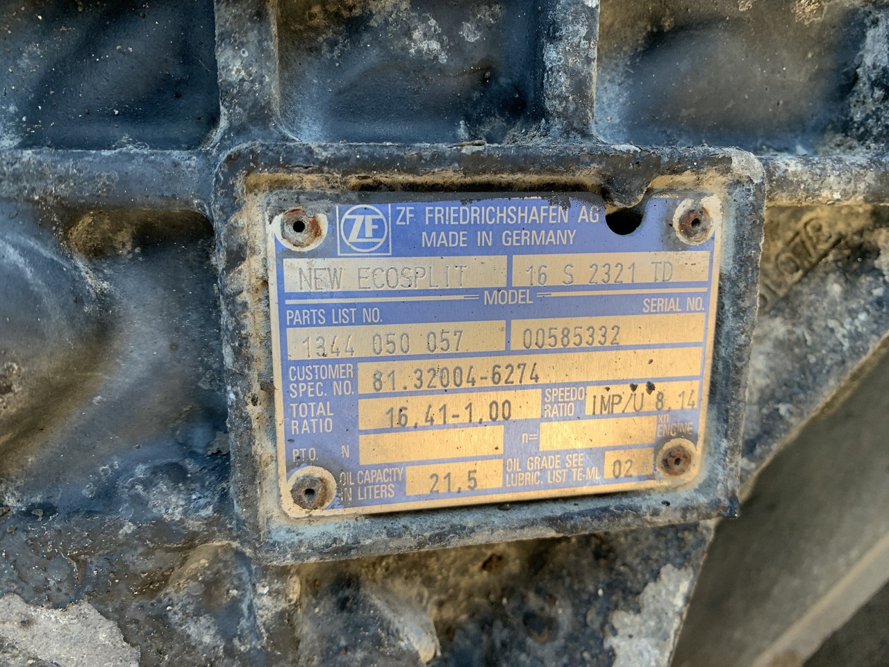 GEARBOX MAN TGX ZF16S2321 TD (WITH INTARTER) - Коробка передач и запчасти для Грузовиков: фото 3 GEARBOX MAN TGX ZF16S2321 TD (WITH INTARTER) - Коробка передач и запчасти для Грузовиков: фото 3