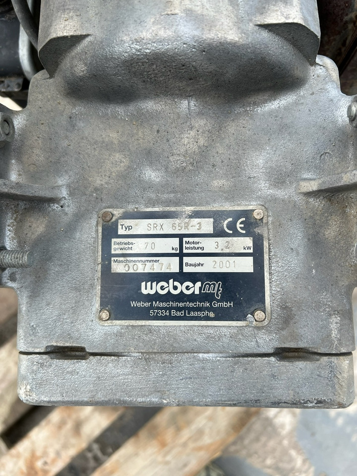 Трамбовка ubijak WEBER MT SRX 65R-3: фото 16