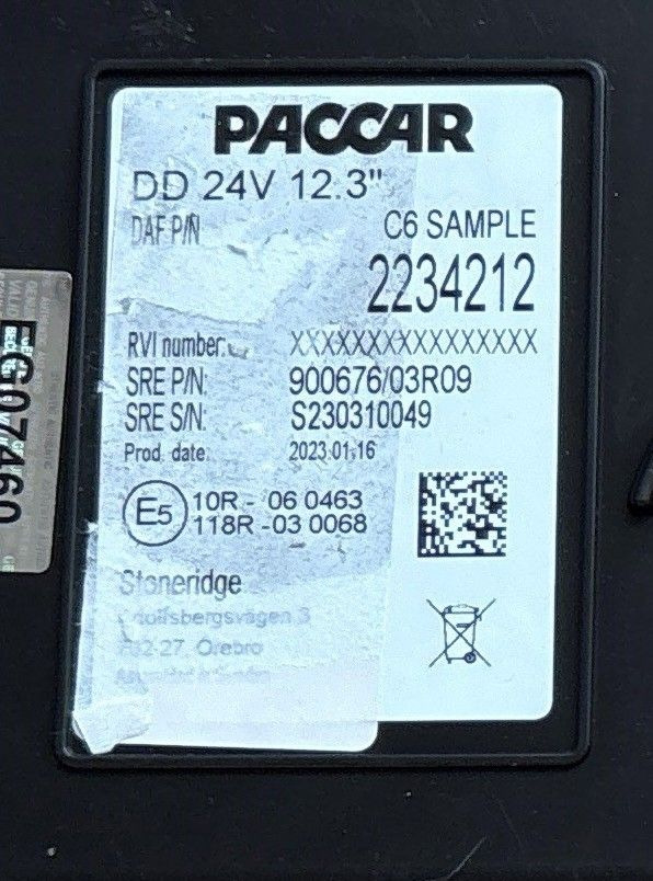 DAF XG COMBI-INSTRUMENT NIEUW - Приборная панель для Грузовиков: фото 3 DAF XG COMBI-INSTRUMENT NIEUW - Приборная панель для Грузовиков: фото 3