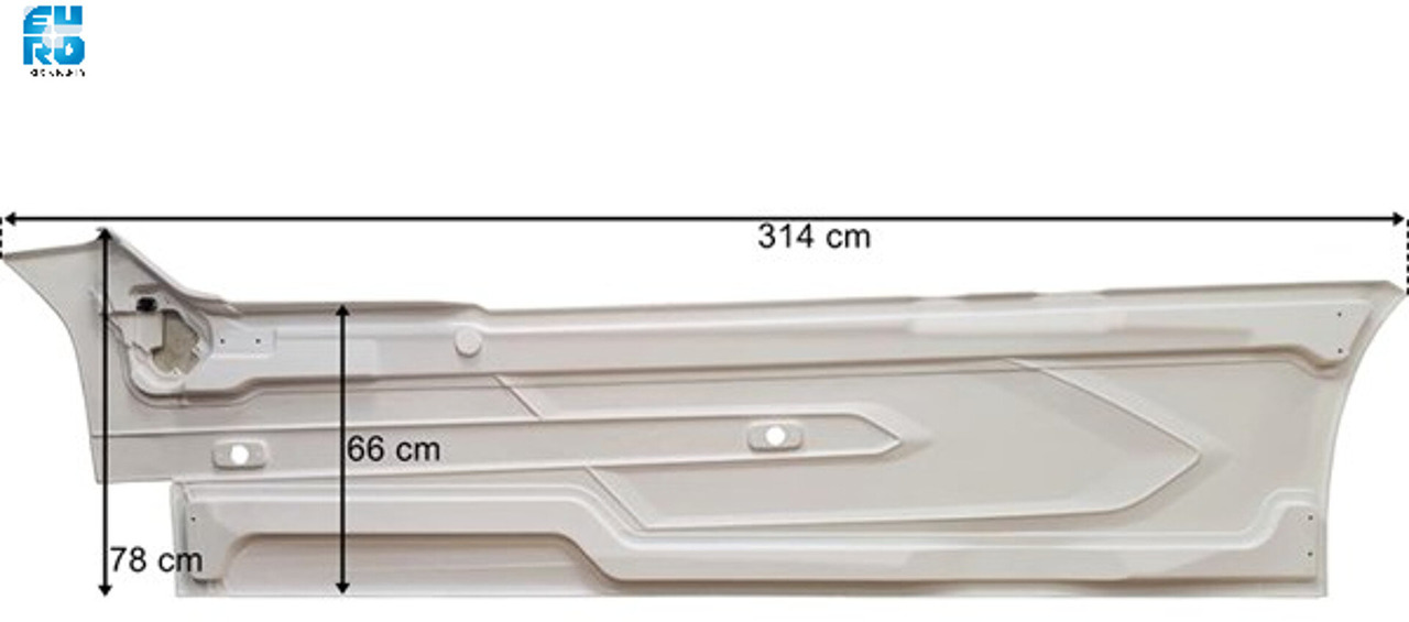 DAF XG XG+ XF ZIJSKIRT SET WB 4000mm 2022- PRIMER ,COMPLEET MET BEVESTIGING. - Кузов и экстерьер для Грузовиков: фото 3 DAF XG XG+ XF ZIJSKIRT SET WB 4000mm 2022- PRIMER ,COMPLEET MET BEVESTIGING. - Кузов и экстерьер для Грузовиков: фото 3