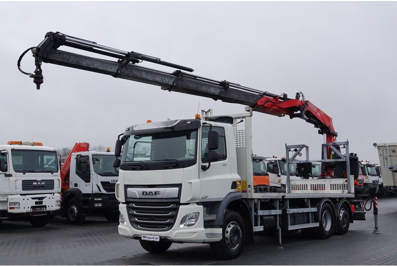 DAF CF 450 - Грузовик бортовой/ Платформа, Автоманипулятор: фото 1 DAF CF 450 - Грузовик бортовой/ Платформа, Автоманипулятор: фото 1