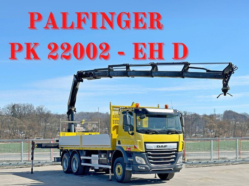 DAF CF 450 * PK 22002 - EH D + FUNK * 6x4 * TOP - Грузовик бортовой/ Платформа, Автоманипулятор: фото 1 DAF CF 450 * PK 22002 - EH D + FUNK * 6x4 * TOP - Грузовик бортовой/ Платформа, Автоманипулятор: фото 1