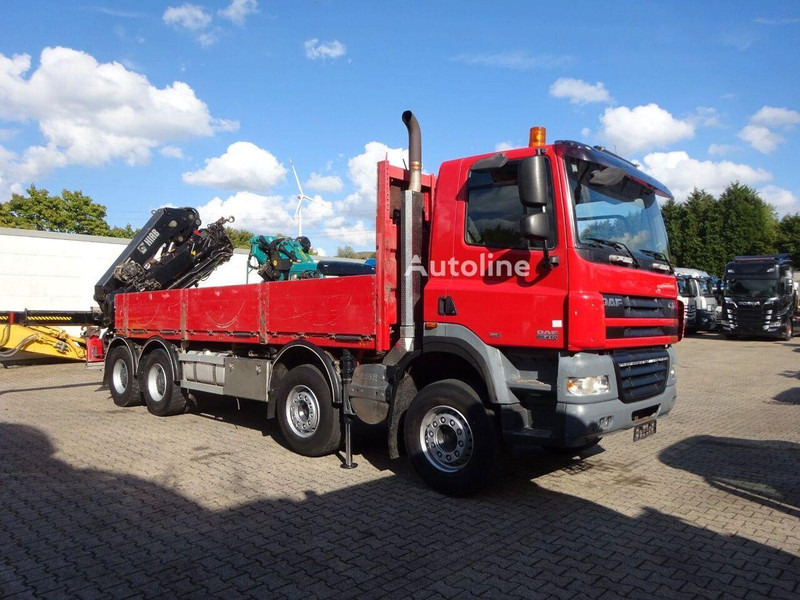 DAF CF 85.410 - Flatbed + crane - Грузовик бортовой/ Платформа, Автоманипулятор: фото 2 DAF CF 85.410 - Flatbed + crane - Грузовик бортовой/ Платформа, Автоманипулятор: фото 2