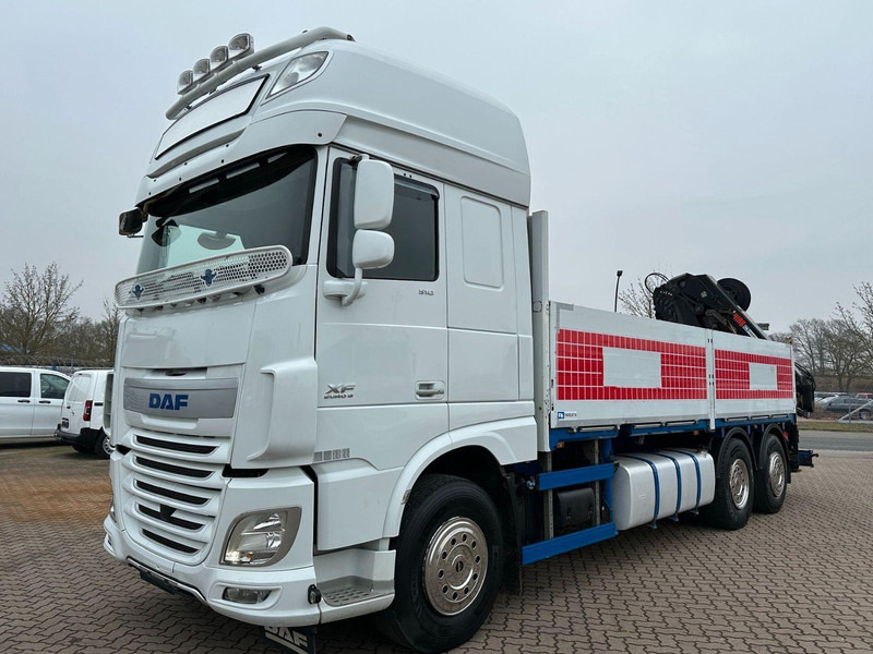 DAF XF 510 LL 6x2 Crane Hiab 262 E-8 - Грузовик бортовой/ Платформа, Автоманипулятор: фото 1 DAF XF 510 LL 6x2 Crane Hiab 262 E-8 - Грузовик бортовой/ Платформа, Автоманипулятор: фото 1
