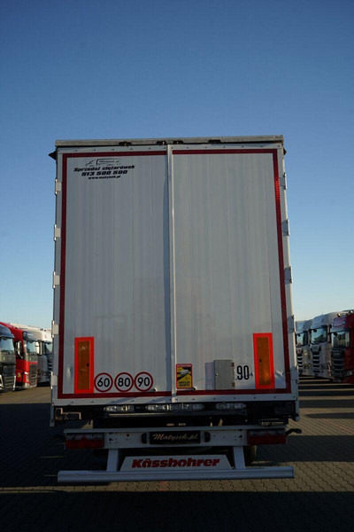 Тентованный полуприцеп Kässbohrer FIRANKA /  STANDARD / MOCNA PODŁOGA SZYNA-DESKA: фото 12