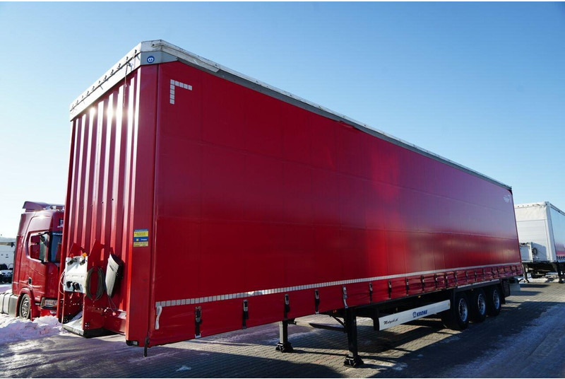 Krone FIRANKA / MEGA / 2x OŚ PODNOSZONA / DACH PODNOSZONY / LOW DECK - Тентованный полуприцеп: фото 4 Krone FIRANKA / MEGA / 2x OŚ PODNOSZONA / DACH PODNOSZONY / LOW DECK - Тентованный полуприцеп: фото 4