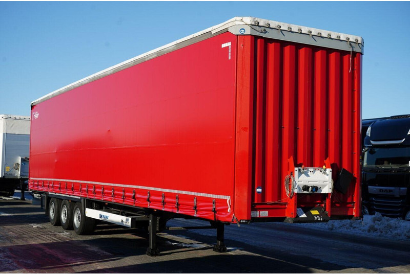 Krone FIRANKA / MEGA / 2x OŚ PODNOSZONA / DACH PODNOSZONY / LOW DECK - Тентованный полуприцеп: фото 1 Krone FIRANKA / MEGA / 2x OŚ PODNOSZONA / DACH PODNOSZONY / LOW DECK - Тентованный полуприцеп: фото 1