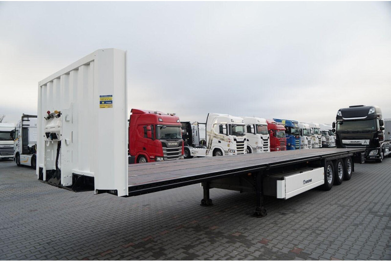 Krone / NACZEPA PLATFORMA / OŚ PODNOSZONA / KOSZ NA PALETY - Полуприцеп бортовой/ Платформа: фото 3 Krone / NACZEPA PLATFORMA / OŚ PODNOSZONA / KOSZ NA PALETY - Полуприцеп бортовой/ Платформа: фото 3