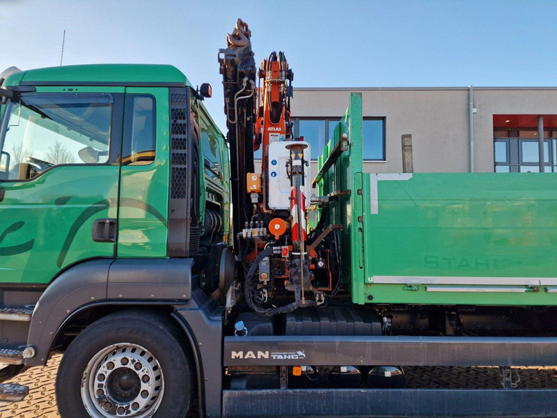 Грузовик бортовой/ Платформа, Автоманипулятор MAN TGS 26.460 6X2 Flatbed + Crane Atlas 172.3E-A4 + RC: фото 9