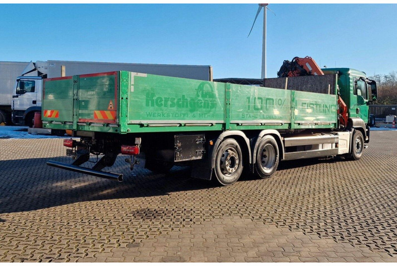 Грузовик бортовой/ Платформа, Автоманипулятор MAN TGS 26.460 6X2 Flatbed + Crane Atlas 172.3E-A4 + RC: фото 8