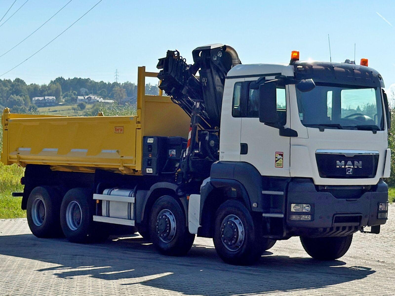 MAN TGS 32.510 * HIAB 288 EP - 5HIDUO/ FUNK * 8x8 - Самосвал, Автоманипулятор: фото 4 MAN TGS 32.510 * HIAB 288 EP - 5HIDUO/ FUNK * 8x8 - Самосвал, Автоманипулятор: фото 4