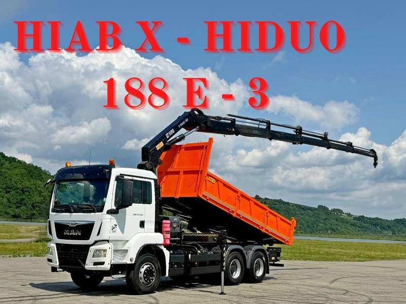 MAN TGS 33.440 * HIAB X-HIDUO 188 E-5 + FUNK * 6x4 - Самосвал, Автоманипулятор: фото 1 MAN TGS 33.440 * HIAB X-HIDUO 188 E-5 + FUNK * 6x4 - Самосвал, Автоманипулятор: фото 1