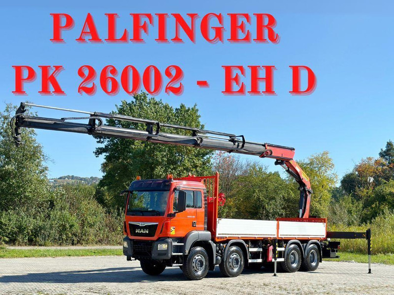 MAN TGS 35.400* PK 26002 - EH D + FUNK /8x4 - Грузовик бортовой/ Платформа, Автоманипулятор: фото 1 MAN TGS 35.400* PK 26002 - EH D + FUNK /8x4 - Грузовик бортовой/ Платформа, Автоманипулятор: фото 1