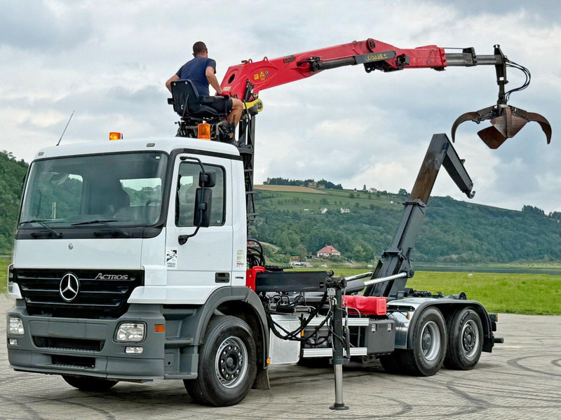 Mercedes-Benz ACTROS 2541 ABROLLKIPPER EPSILON E140Z81 TOP - Крюковой мультилифт, Автоманипулятор: фото 2 Mercedes-Benz ACTROS 2541 ABROLLKIPPER EPSILON E140Z81 TOP - Крюковой мультилифт, Автоманипулятор: фото 2