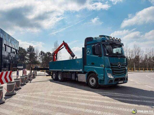 Mercedes-Benz ACTROS 2545 6x2 Palfinger PK 16001 HDS Crane - Грузовик бортовой/ Платформа, Автоманипулятор: фото 3 Mercedes-Benz ACTROS 2545 6x2 Palfinger PK 16001 HDS Crane - Грузовик бортовой/ Платформа, Автоманипулятор: фото 3