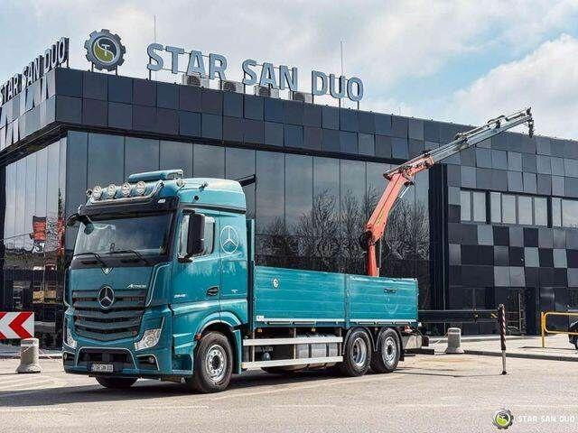Mercedes-Benz ACTROS 2545 6x2 Palfinger PK 16001 HDS Crane - Грузовик бортовой/ Платформа, Автоманипулятор: фото 1 Mercedes-Benz ACTROS 2545 6x2 Palfinger PK 16001 HDS Crane - Грузовик бортовой/ Платформа, Автоманипулятор: фото 1