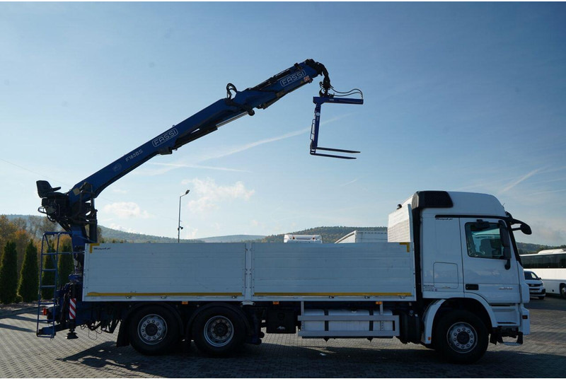 Mercedes-Benz ACTROS 2548 / 6x2 / BURTOWA - 6,5 M / OŚ PODNOSZONA / HDS FASSI - Грузовик бортовой/ Платформа, Автоманипулятор: фото 5 Mercedes-Benz ACTROS 2548 / 6x2 / BURTOWA - 6,5 M / OŚ PODNOSZONA / HDS FASSI - Грузовик бортовой/ Платформа, Автоманипулятор: фото 5