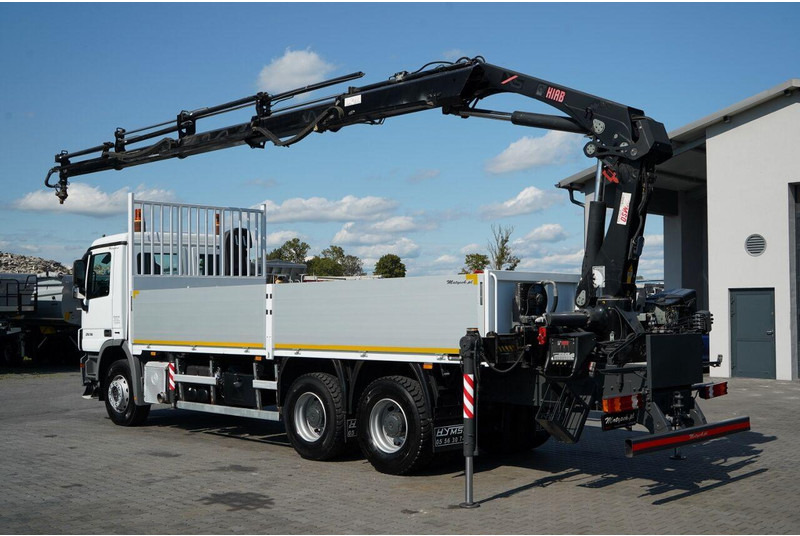 Mercedes-Benz ACTROS 2636 / 6x4 / SKRZYNIOWY 7 M + HDS HIAB - WYSÓW 12,6 M / - Грузовик бортовой/ Платформа, Автоманипулятор: фото 4 Mercedes-Benz ACTROS 2636 / 6x4 / SKRZYNIOWY 7 M + HDS HIAB - WYSÓW 12,6 M / - Грузовик бортовой/ Платформа, Автоманипулятор: фото 4