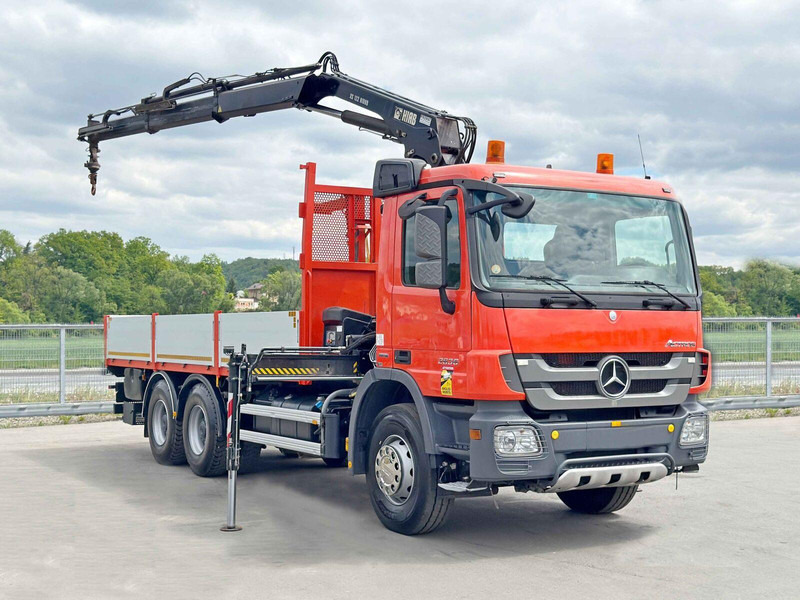 Mercedes-Benz ACTROS 2636 *HIAB 122 BS-2 HIDUO + FUNK/6x4 * TOP - Грузовик бортовой/ Платформа, Автоманипулятор: фото 2 Mercedes-Benz ACTROS 2636 *HIAB 122 BS-2 HIDUO + FUNK/6x4 * TOP - Грузовик бортовой/ Платформа, Автоманипулятор: фото 2