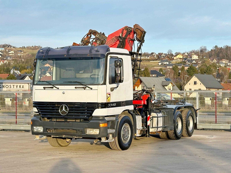 Mercedes-Benz ACTROS 3340 * ABROLLKIPPER * EPSILON E245ZA /6x4 - Крюковой мультилифт, Автоманипулятор: фото 2 Mercedes-Benz ACTROS 3340 * ABROLLKIPPER * EPSILON E245ZA /6x4 - Крюковой мультилифт, Автоманипулятор: фото 2
