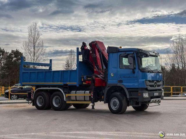 Mercedes-Benz ACTROS 3341 6x6 HMF 4220 K4 CRANE KIPPER - Самосвал, Автоманипулятор: фото 4 Mercedes-Benz ACTROS 3341 6x6 HMF 4220 K4 CRANE KIPPER - Самосвал, Автоманипулятор: фото 4