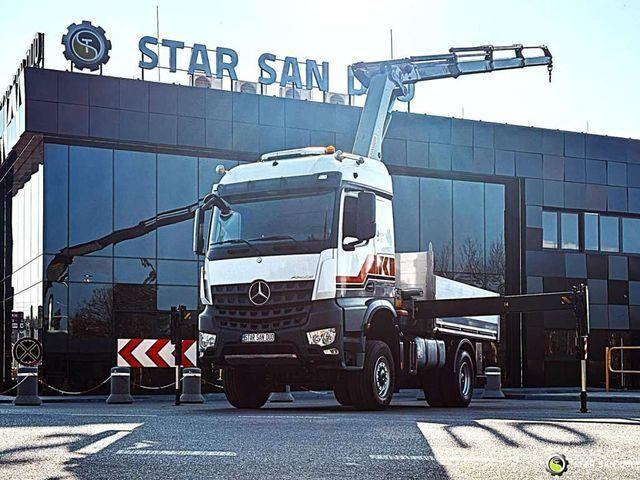 Mercedes-Benz AROCS 1851 PALFINGER PK 20002 Crane Kran - Грузовик бортовой/ Платформа, Автоманипулятор: фото 1 Mercedes-Benz AROCS 1851 PALFINGER PK 20002 Crane Kran - Грузовик бортовой/ Платформа, Автоманипулятор: фото 1