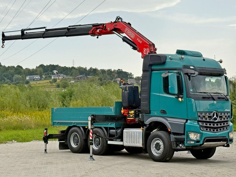Mercedes-Benz AROCS 2548* FASSI F245A.0.24 E + FUNK / 6x4 *TOP - Грузовик бортовой/ Платформа, Автоманипулятор: фото 2 Mercedes-Benz AROCS 2548* FASSI F245A.0.24 E + FUNK / 6x4 *TOP - Грузовик бортовой/ Платформа, Автоманипулятор: фото 2