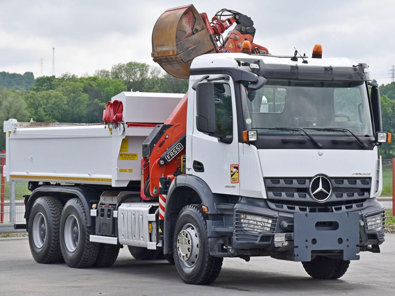 Mercedes-Benz AROCS 2635* FASSI F165AZ.0.22 + FUNK * 6x4 - Самосвал, Автоманипулятор: фото 4 Mercedes-Benz AROCS 2635* FASSI F165AZ.0.22 + FUNK * 6x4 - Самосвал, Автоманипулятор: фото 4