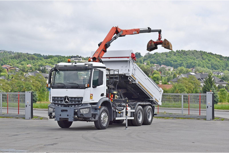 Mercedes-Benz AROCS 2635* FASSI F165AZ.0.22 + FUNK * 6x4 - Самосвал, Автоманипулятор: фото 2 Mercedes-Benz AROCS 2635* FASSI F165AZ.0.22 + FUNK * 6x4 - Самосвал, Автоманипулятор: фото 2