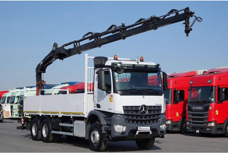 Mercedes-Benz AROCS 2643 / 6x4 / SKRZYNIOWY- 6,8 m / + HDS HIAB 144 wysów: 13 - Грузовик бортовой/ Платформа, Автоманипулятор: фото 1 Mercedes-Benz AROCS 2643 / 6x4 / SKRZYNIOWY- 6,8 m / + HDS HIAB 144 wysów: 13 - Грузовик бортовой/ Платформа, Автоманипулятор: фото 1