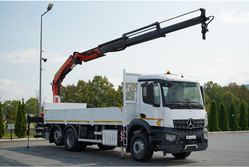 Mercedes-Benz AROCS 2643 - Грузовик бортовой/ Платформа, Автоманипулятор: фото 1 Mercedes-Benz AROCS 2643 - Грузовик бортовой/ Платформа, Автоманипулятор: фото 1